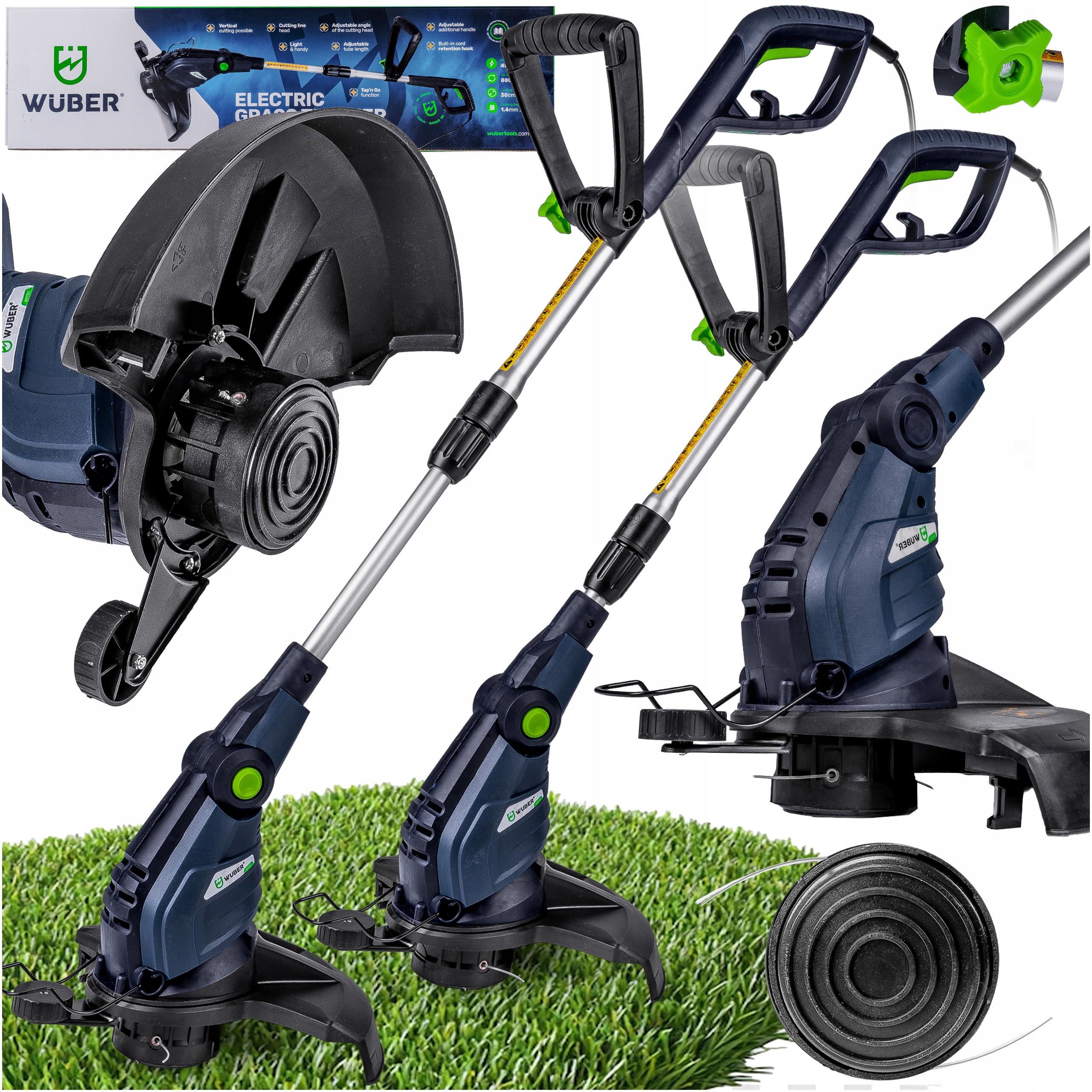 Elektrický zastrihávač Wuber 450 W 30 cm 2,3 kg